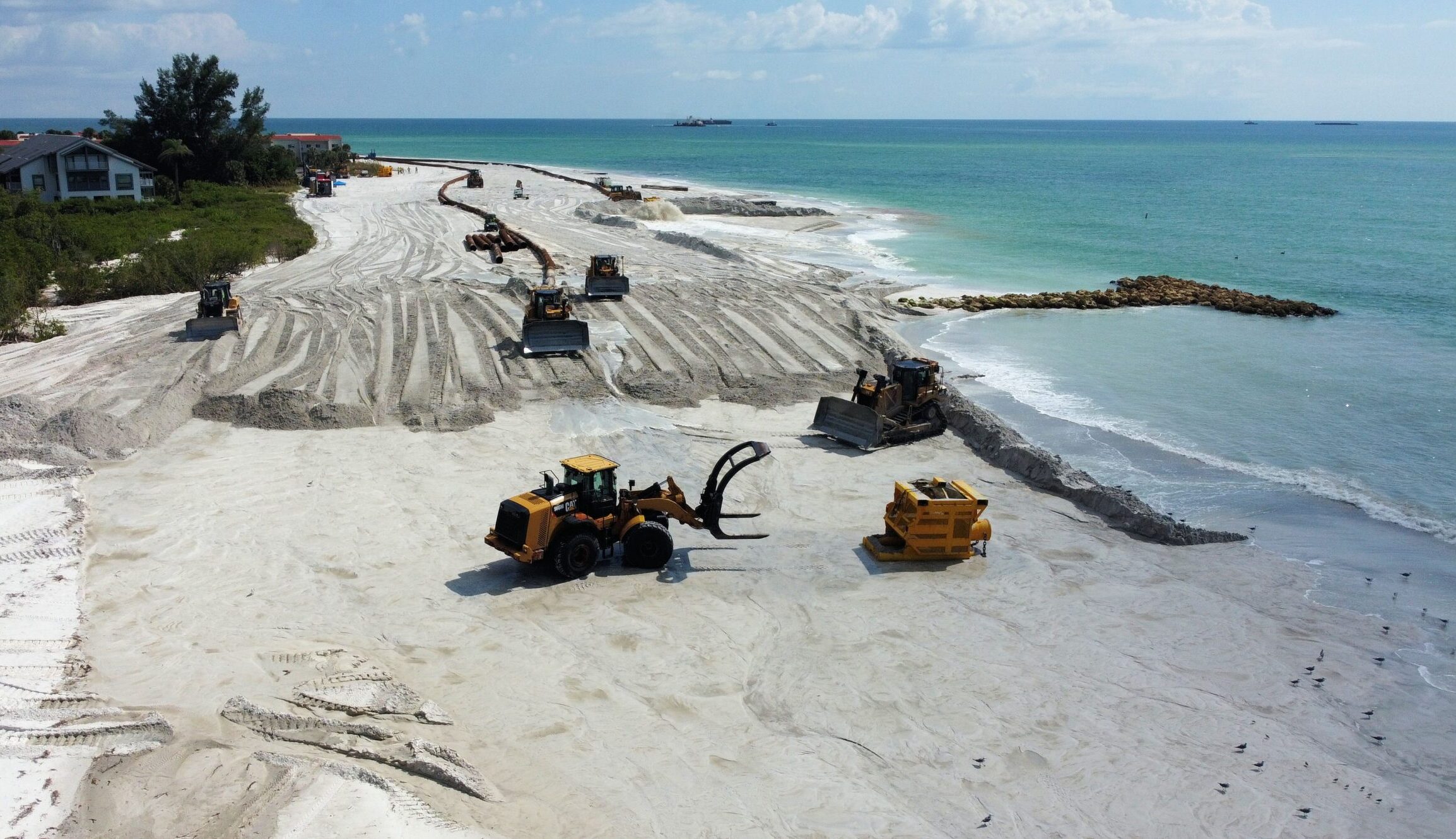 Longboat Key, FL Fast-Tracked Beach Restoration